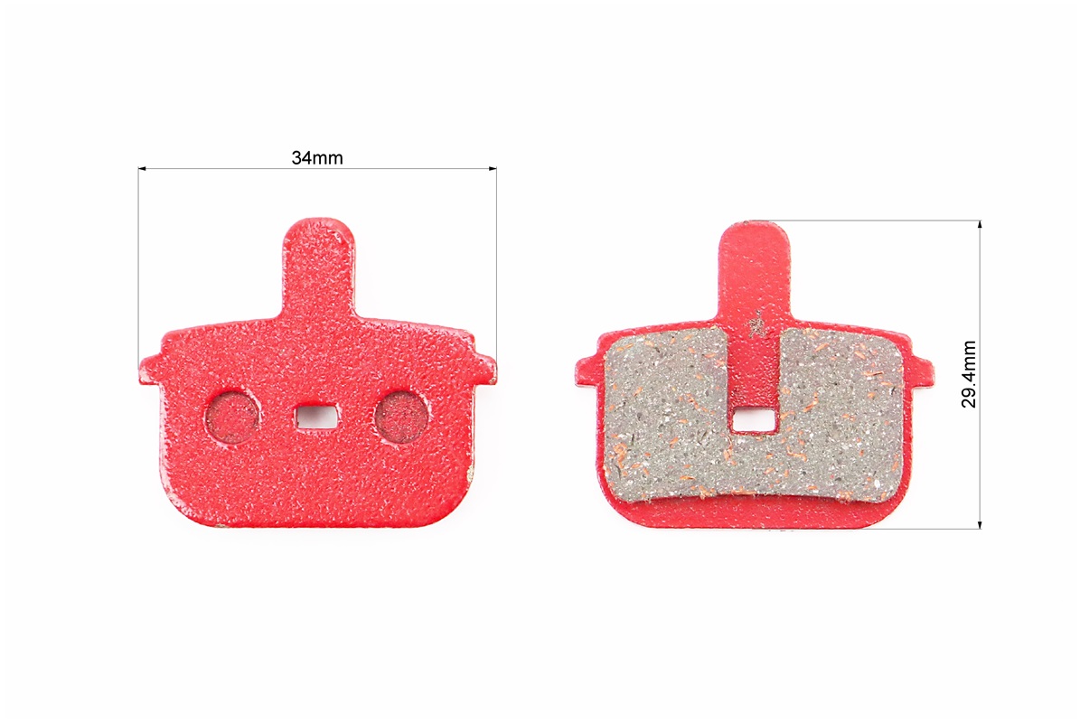 Тормозные колодки Disk-brake (Kugoo G-Booster,M5,V1,G2 Pro, Bolids Boli-BB8), красные YL-1059 — изображение 2