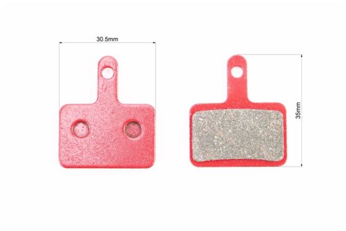 Тормозные колодки Disk-brake (Shimano BR-M416,575,495,486,485,446,445,395,375), красные YL-1001 — изображение 2