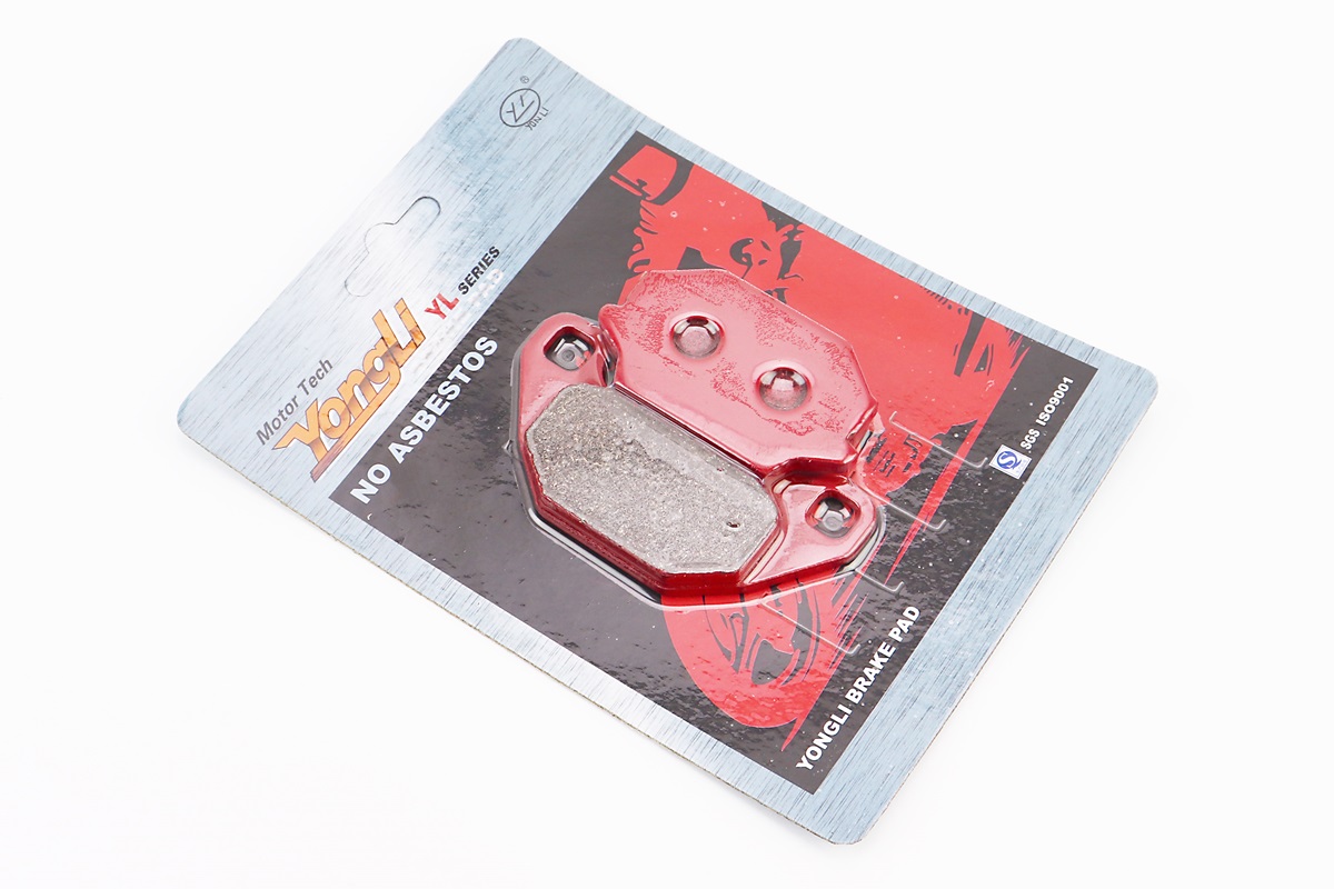 Гальмівні колодки ARCTIC CAT - 50 DVX (4T) Sport; KAWASAKI KSF 50 B7F/B8F/B9F; KYMCO - Agility 50 R16 к-кт червоні