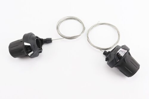 Переключатели (грипшифт) 3x7 скоростей, чёрные SL-RV300