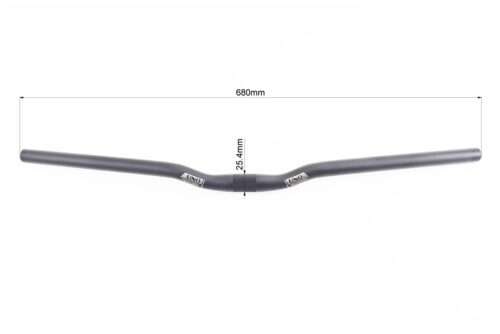 Кермо MTB 25,4х680мм, алюмінієве, чорне HB-RB11 - Зображення 3