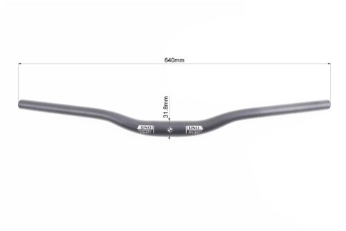 Кермо MTB 31,8х640мм, алюмінієве, чорне HB FB-11 - Зображення 3