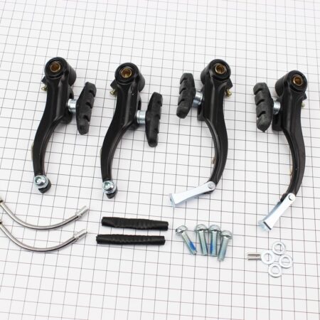 Тормоз V-brake 110мм (2 колеса), алюминиевый, чёрный