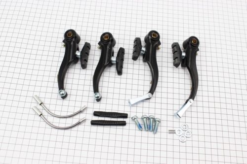 Тормоз V-brake 110мм (2 колеса), алюминиевый, чёрный