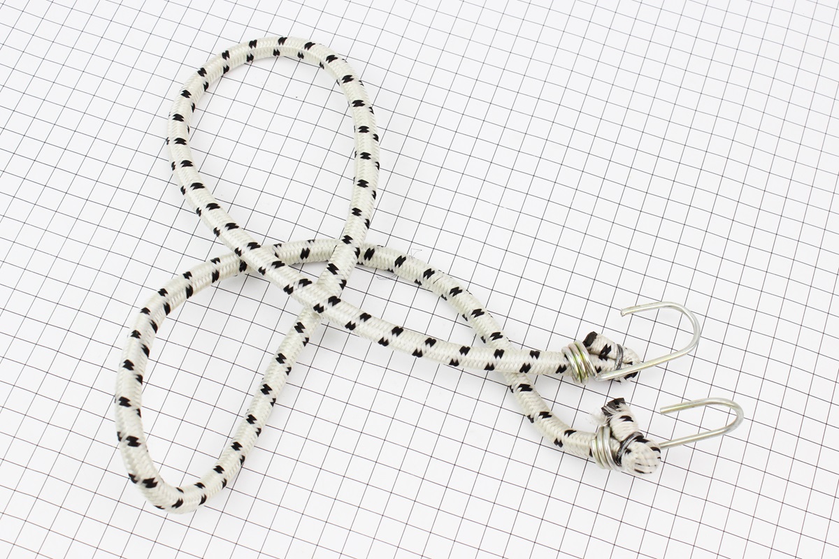 ГУМКА БАГАЖНИКА кругла з гачками метал. 1,0метр (різні кольори)