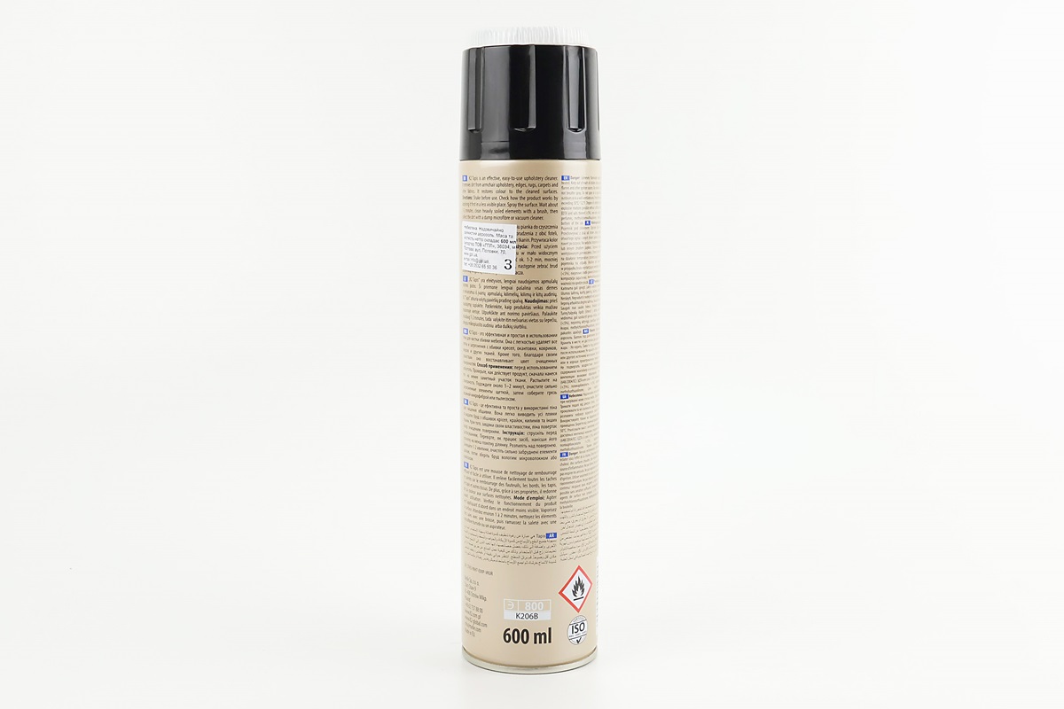 Очиститель обивки салона многофункциональный со щёткой "TAPIS", Аэрозоль 600ml — изображение 2