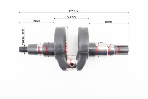 Колінвал 178FA ZUBR (Dшийки-36mm, H-104,9mm) під шліц - Зображення 2