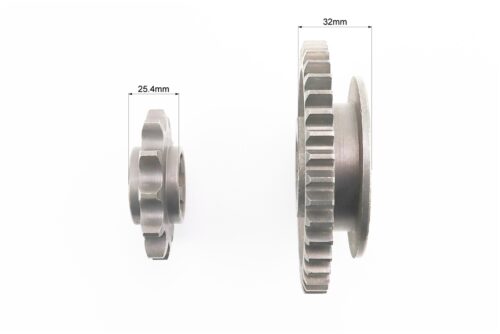 Редуктор фрезы R175/180N/190N/195N - Вал первичный + звезда Z-12 + Шестерня Z-40 81-1 — изображение 4
