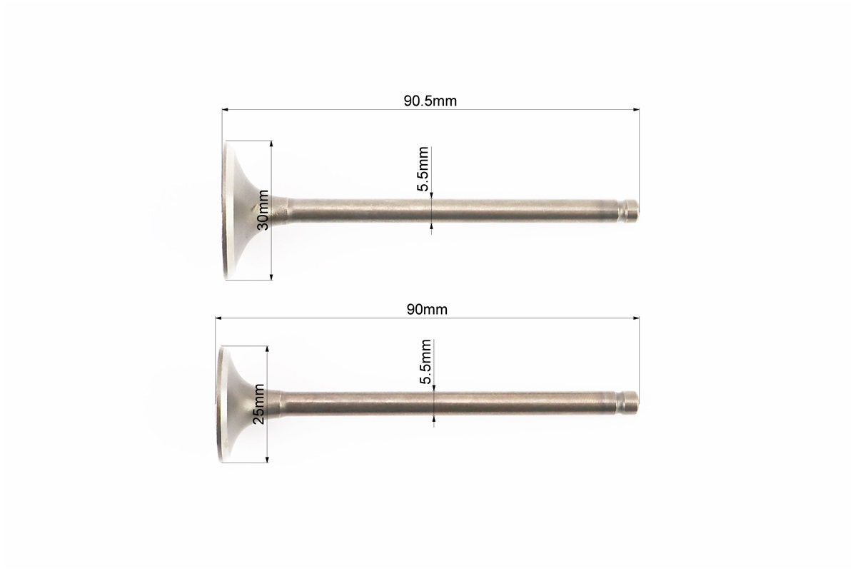 Клапанный рем. к-кт (пружины, сухари, сальники, клапана) CB125cc — изображение 2