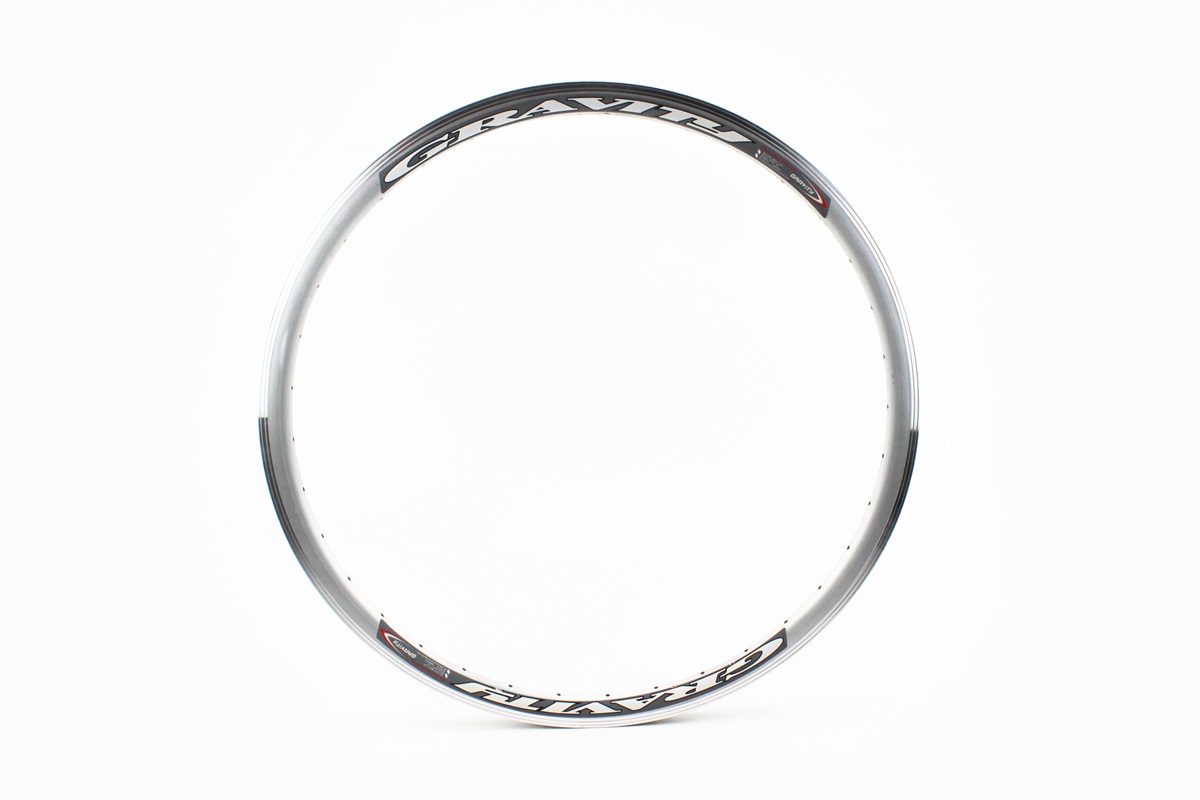 Обод 27,5" (584x19) V-brake "капля", 14Gx36H алюминиевый, серый "GRAVITY" A-024