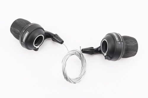 Переключатели (грипшифт) 3x7 скоростей, чёрные CR-SH100