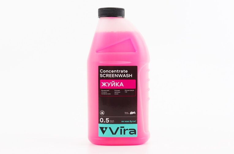 Рідина для очищення скла, концентрат 1:10 (ЛІТО) “Жуйка” 500ml