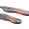 Крила пластмасові 24-26" MTB, чорні з червоною вставкою XGNB-018