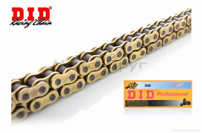 Цепь трансмиссии  428HV-128L  сальниковая, GOLD  “DID”