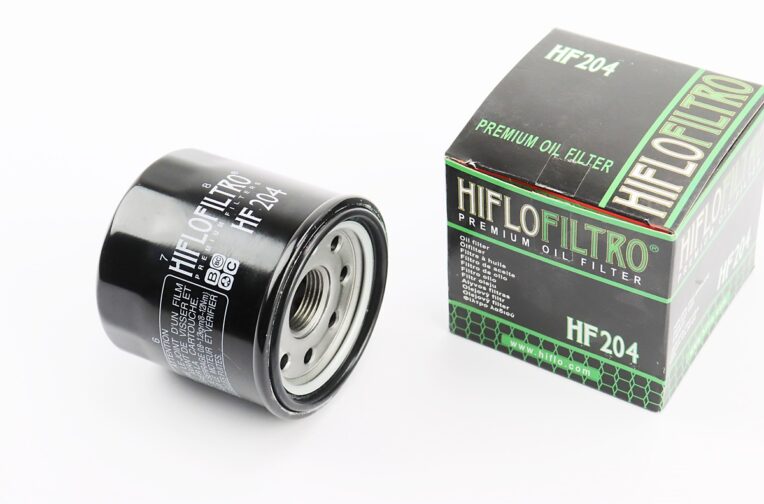 Фільтр масляний HF204 (M20x1,5) Honda CB/CBF 500/600/1000, Kawasaki ZX 600/636, Yamaha YZF-R1/R6, Kawasaki KVF360/650/700, Yamaha YFM350