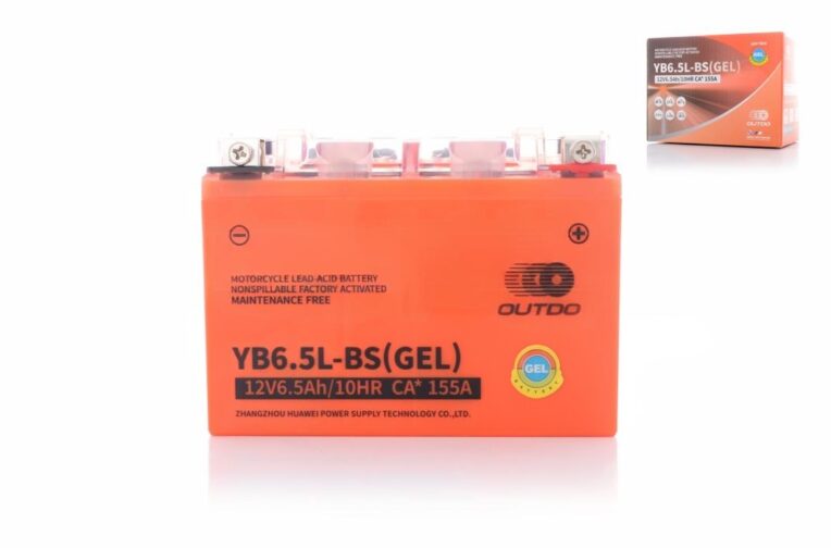 Акумулятор  GEL  12V  6.5A  138-65-100mm  12N6.5L-BS (YB6.5L-BS)  “OUTDO”  2025
