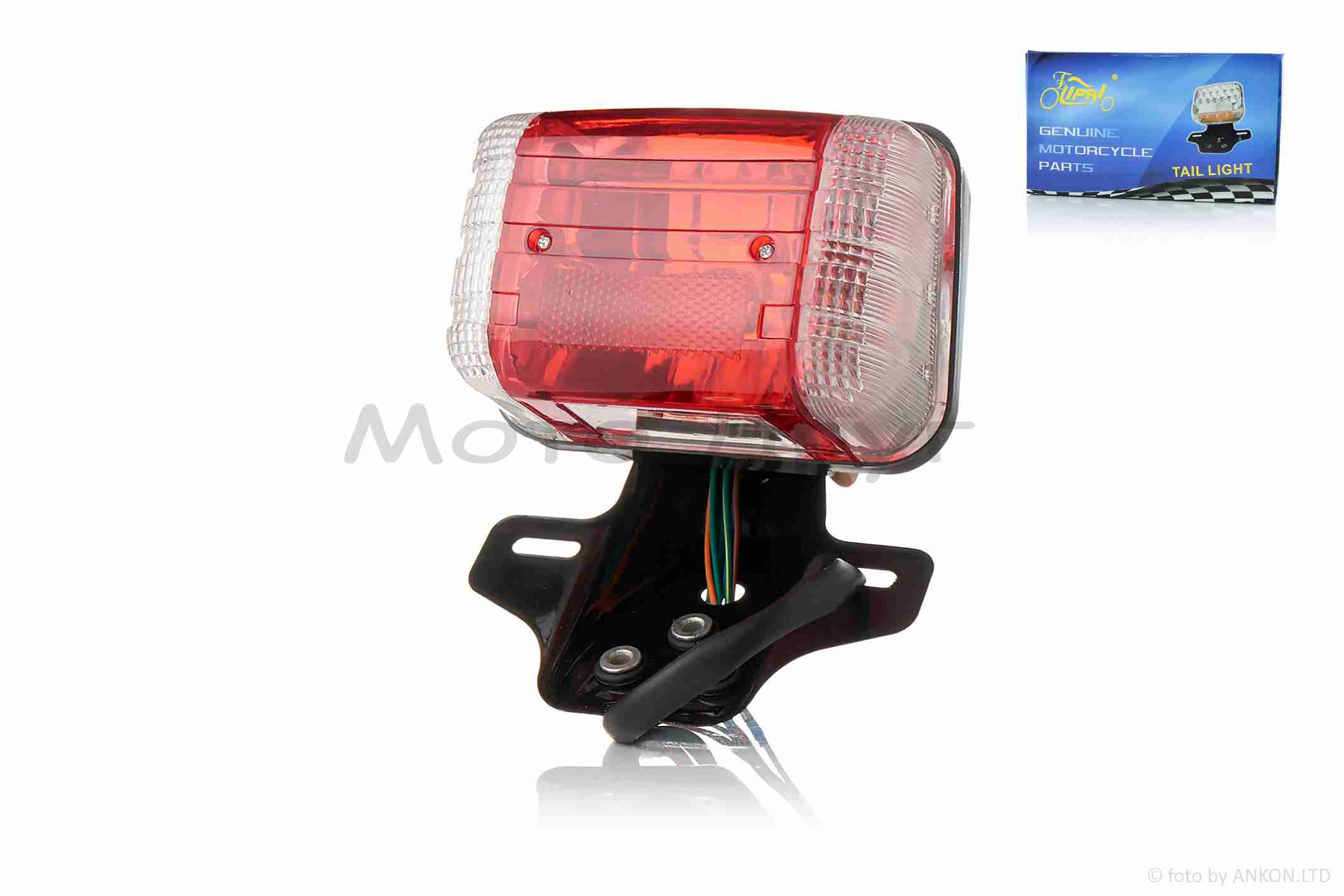 Стоп в сборе Delta прозрачные повороты +кронштейн "LIPAI"