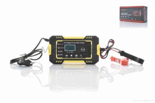 Зарядное устройство  12V, 6A  автоматическое, ЖК-дисплей  "RJTianye"