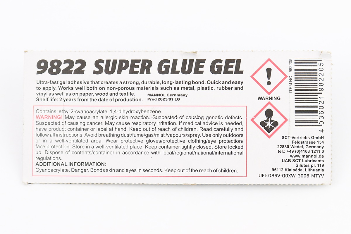 Клей багатофункціональний, гелевий "Super Glue GEL", 3g - Зображення 2