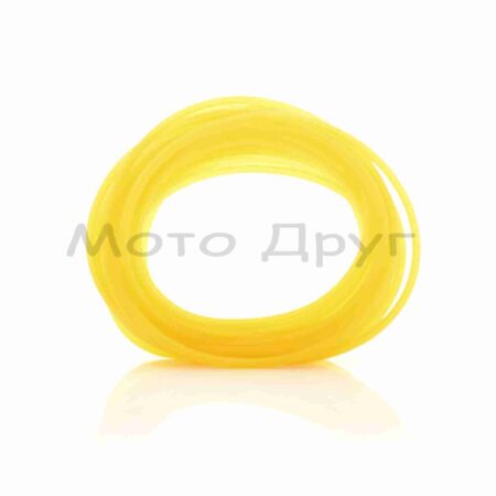 Паливний шланг  2.5mm, 10 метрів, силіконовий  (жовтий)