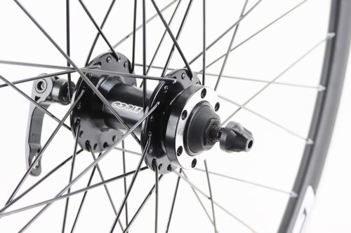 Колесо 29" переднее Disk-brake, обод "капля" и втулка 14Gx36H алюминиевые NECO MS37F, крепл. эксцентрик, "GRAVITY" — изображение 3