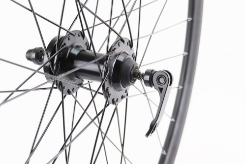 Колесо 29" переднее Disk-brake, обод "капля" и втулка 14Gx36H алюминиевые NECO MS37F, крепл. эксцентрик, "GRAVITY" — изображение 4
