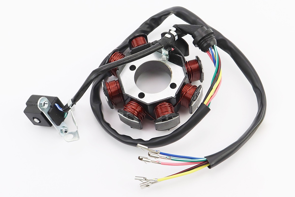 Статор магнето (генератора) (8 катушек "5 проводов"), (d=88,5мм)