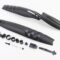Крила пластмасові 24-26" MTB швидкознімні, чорні HC-373