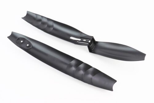 Крила пластмасові 24-26" MTB швидкознімні, чорні HC-373 - Зображення 2