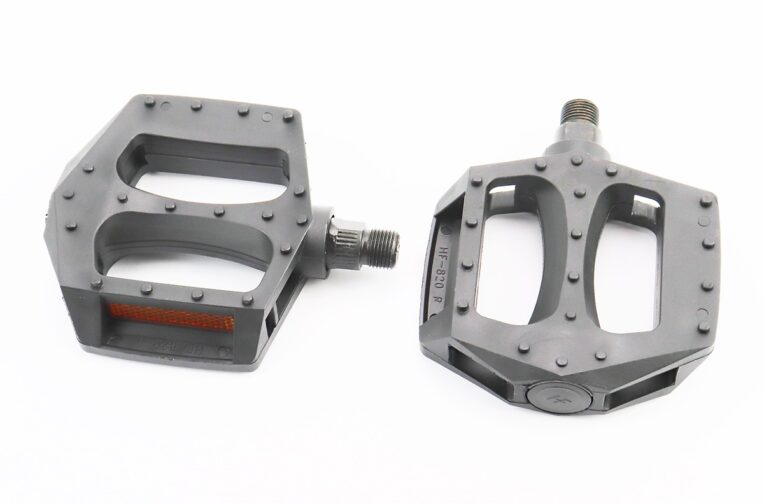Педалі BMX 9/16″ (110x100x26mm) пластикові, чорні HF-820