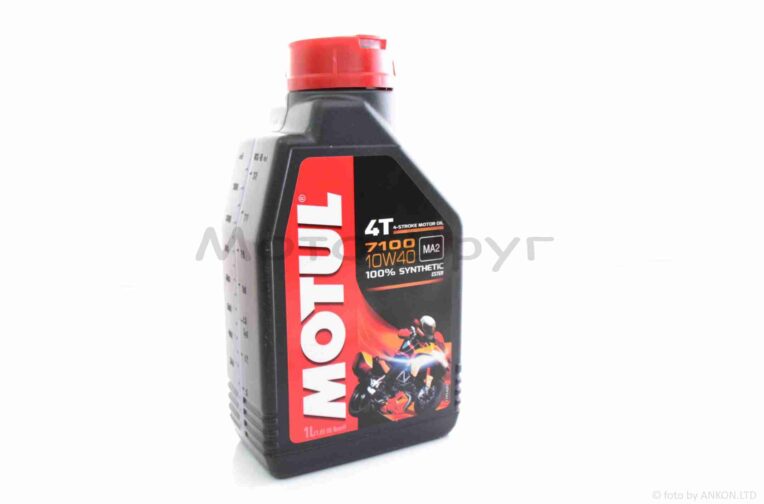 Олія моторна  4T, 1л  синтетика  “MOTUL”  (10W40, 7100)  ФРАНЦІЯ