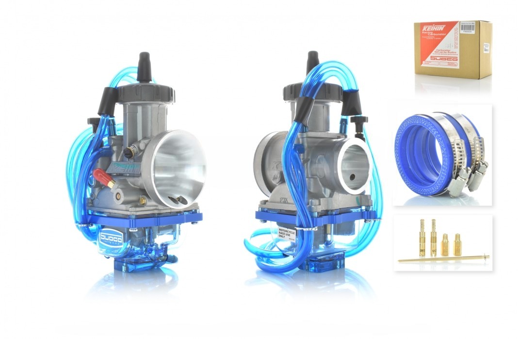 Карбюратор PWK36 ручной подсос +патрубок, жиклеры, игла “KEIHIN”