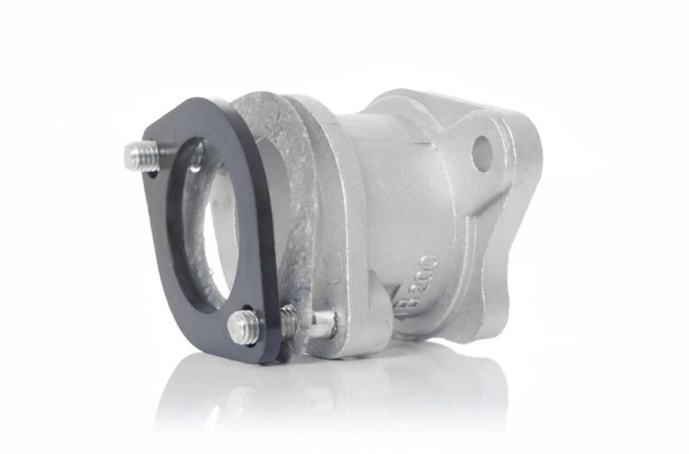 Коллектор впускной карбюратора CB200/250 d30 +прокладки (алюминиевый) “S”