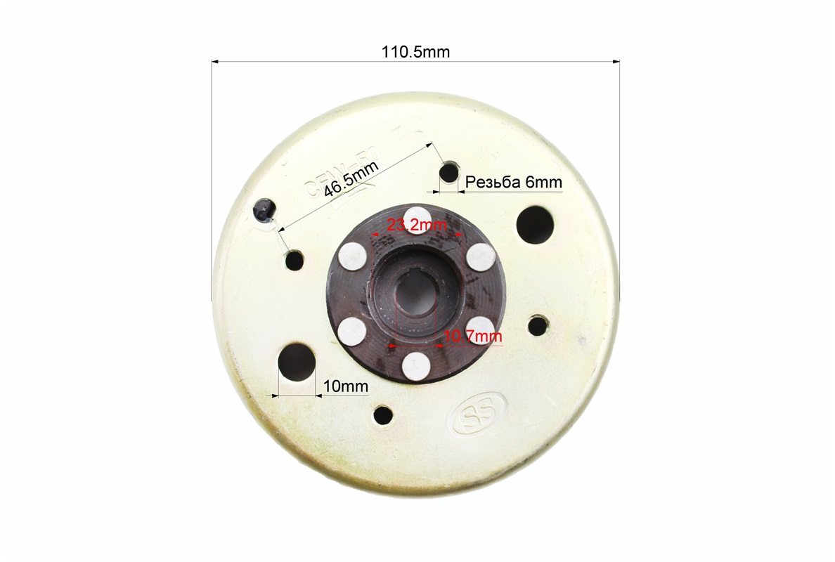 Ротор магнето (магнит) для статора на 8 катушек — изображение 3