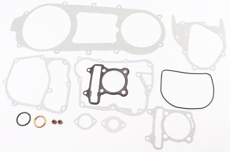 Прокладки двигателя 150cc-57,4мм, к-кт 15 деталей, длинный вариатор
