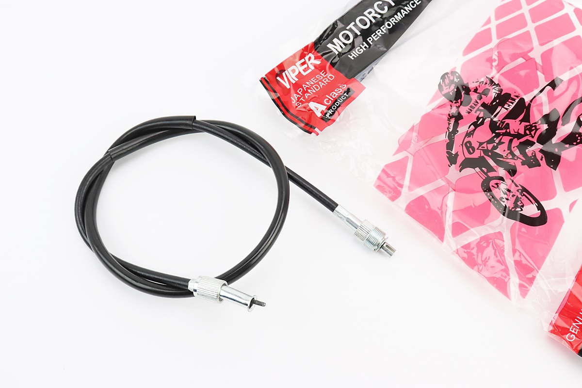 Трос спидометра (диск. торм.-внешняя резьба на гайке) (трос 87см; кожух 85см)