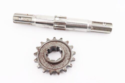 Редуктор фрезы R175/180N/190N/195N - Вал вторичный + звезда Z-17 81-1, 101-2