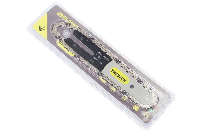 Шина 6″-1,1mm 1/4″ 37зв L-18см (подходит на аккумуляторную мини-пилу) + цепь 1/4″-1,1mm-37зв. квад. зуб, на блистере