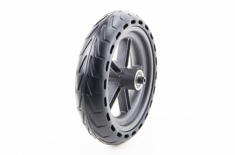 Колесо заднє 8,5″ алюмінієве з стільниками для амортизації, пром-підшипники (12х28х8) 6001 2RS, Disk-brake