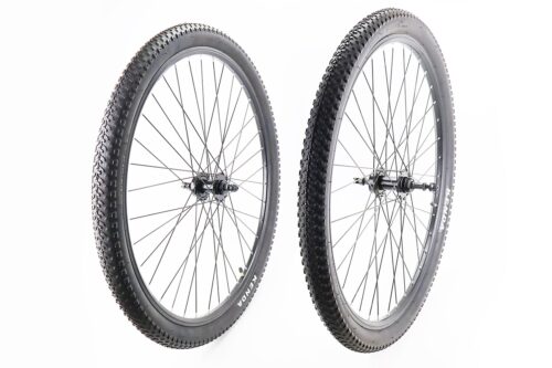 Колеса 29" переднє+заднє, з шинами KENDA, Disk-brake, обід алюм., втулка 14Gx36H, під вільнобіг, кріпл. ексцентрик - Зображення 2