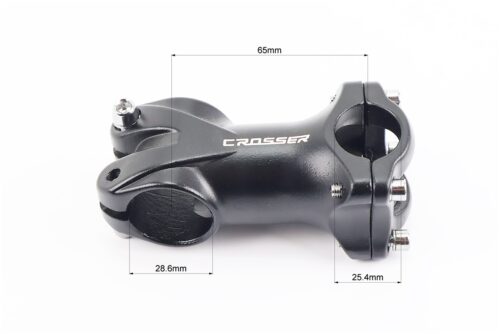 Вынос руля MTB 28,6x25,4х65мм (6°), алюминиевый, чёрный JB-8710 — изображение 2