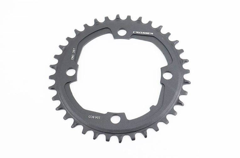 Зірка передня MTB Narrow Wide 36Т (BCD:104мм), алюмінієва, чорна