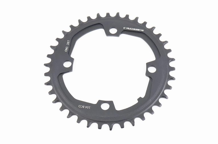 Звезда передняя MTB Narrow Wide 38Т (BCD:104мм), алюминиевая, чёрная