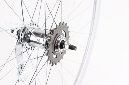 Колесо 28" заднее, обод "капля" алюминиевый, втулка ХВЗ VELOSTEEL (Чехия) 14Gх36H, крепл. гайка, серое — изображение 3