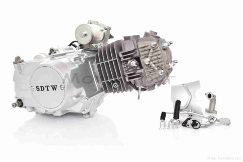 Двигун  1P56FMI  125cc, напівавтоматичний, алюмінієвий циліндр  "SDTW"  (Delta, Alpha, Pitbike)