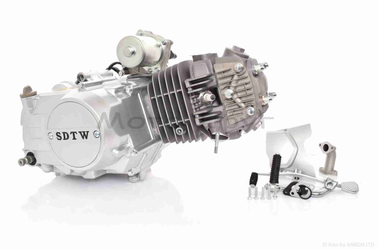 Двигун  1P56FMI  125cc, напівавтоматичний, алюмінієвий циліндр  “SDTW”  (Delta, Alpha, Pitbike)