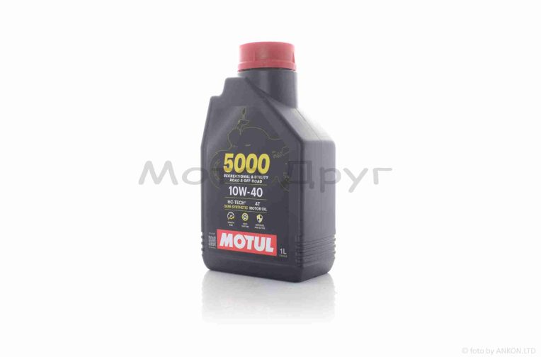Олія моторна  4T, 1л  напівсинтетика  “MOTUL”  (10W40, 5000)  ФРАНЦІЯ