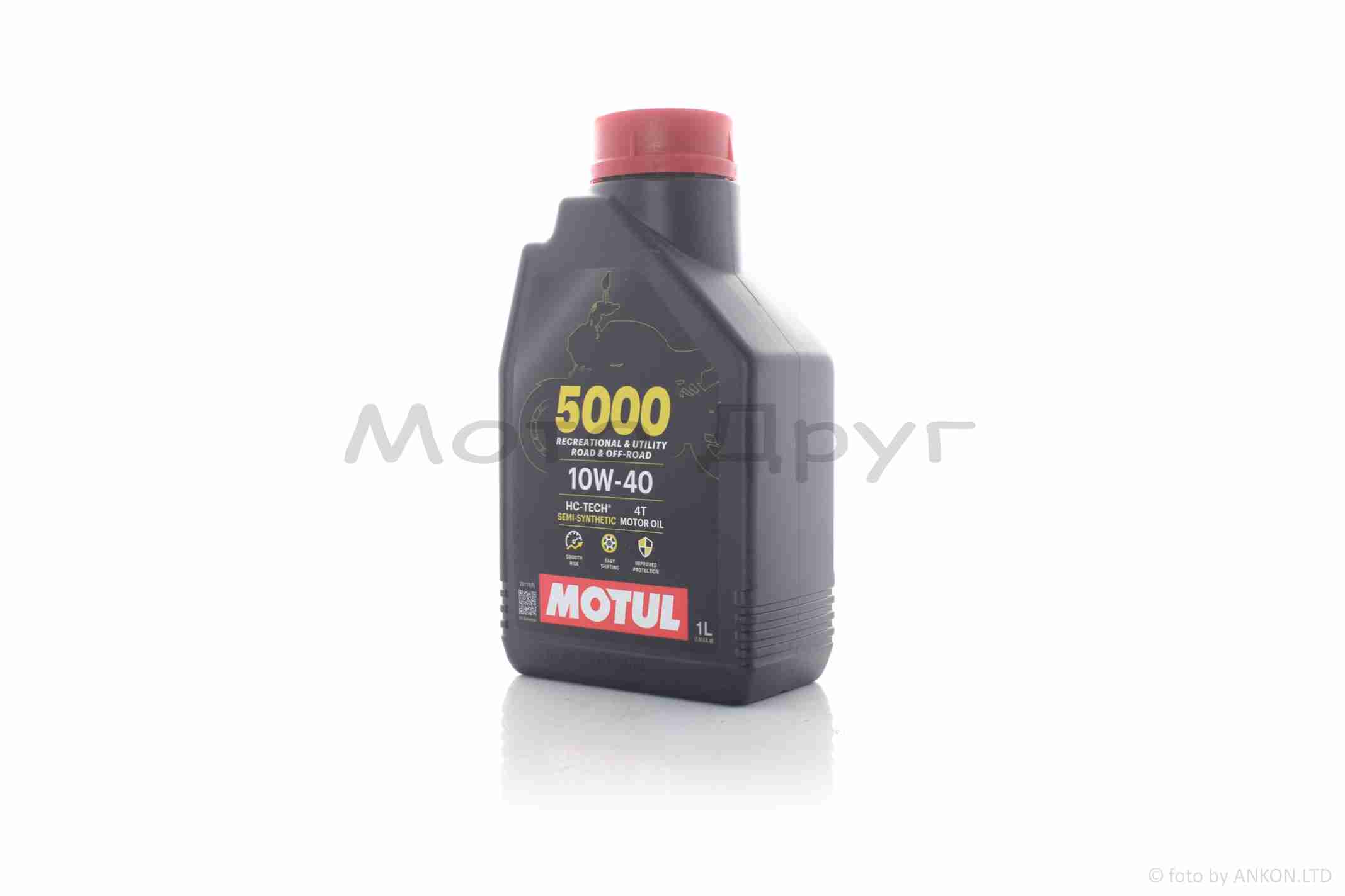 Олія моторна 4T, 1л напівсинтетика "MOTUL" (10W40, 5000) ФРАНЦІЯ