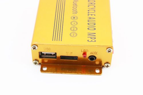АУДІО-блок (Bluetooth, МРЗ-USB / SD, FM-радіо, пультДУ, сигналізація) + колонки 2шт (чорні) - Зображення 3
