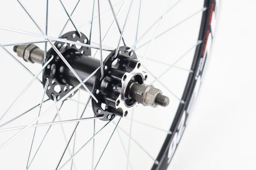 Колесо 26" заднее Disk-brake, обод алюминиевый, втулка 14Gx36H, под вольнобег, крепл. гайка, "RECE26" — изображение 4